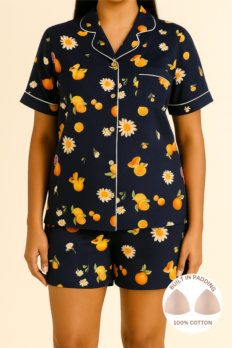 Padded Nightsuit- Shorts Set