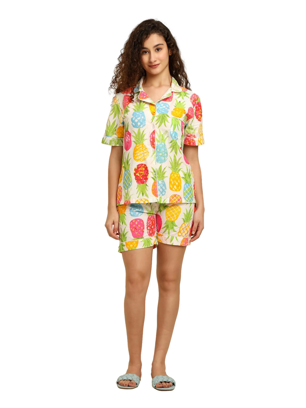 Padded Nightsuit- Shorts Set