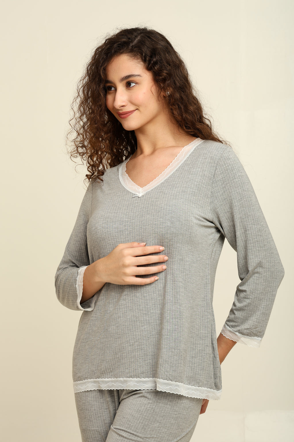 Padded Nightsuit- Long sleeves Pants Set