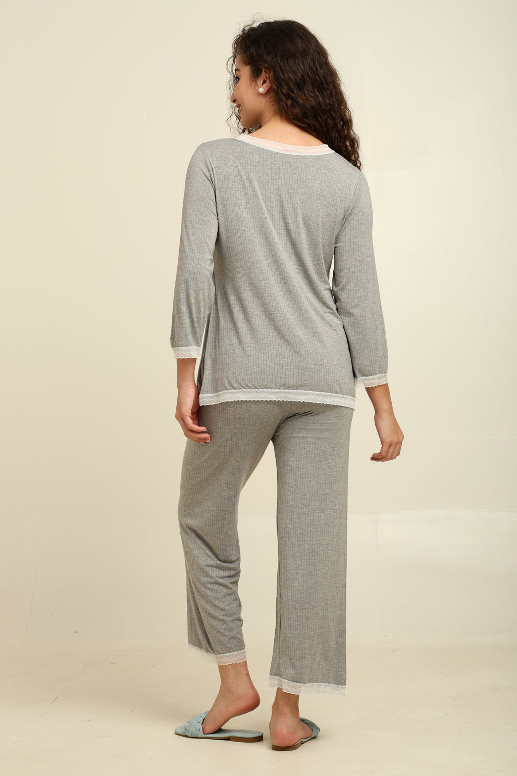 Padded Nightsuit- Long sleeves Pants Set