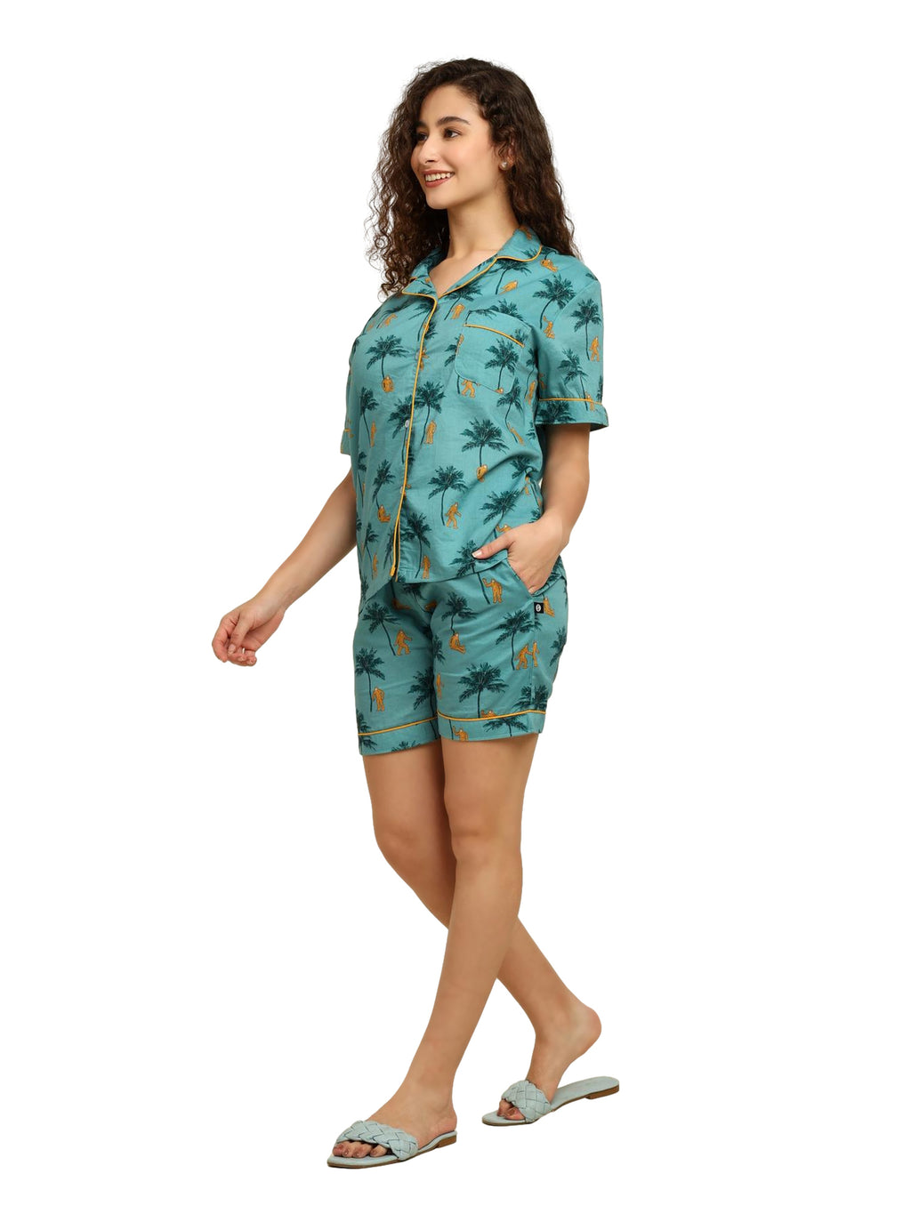 Padded Nightsuit- Shorts Set