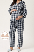 Mama Moey Maternity Padded Nightsuit- Bamboo Cotton