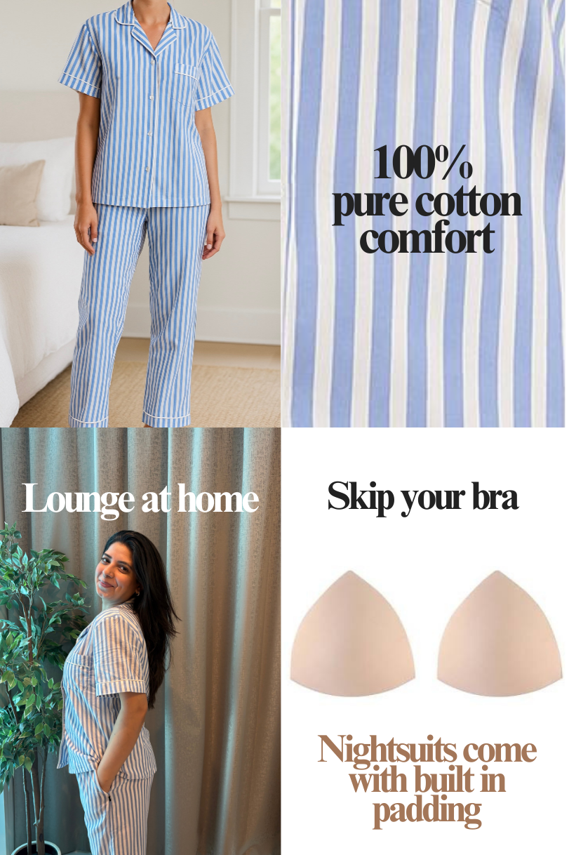 Padded Nightsuit- Pants Set