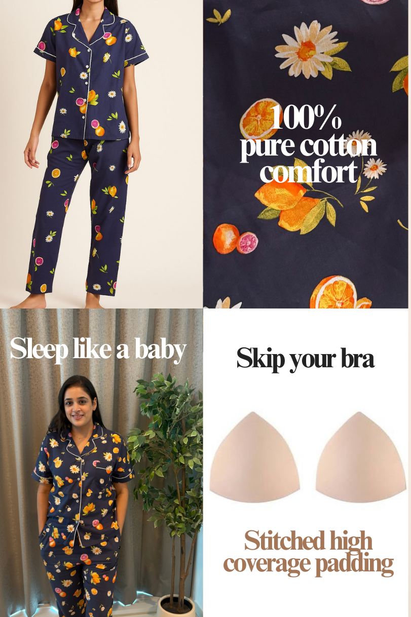 Padded Nightsuit- Pants Set