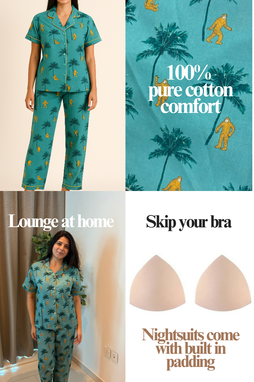 Padded Nightsuit- Pants Set