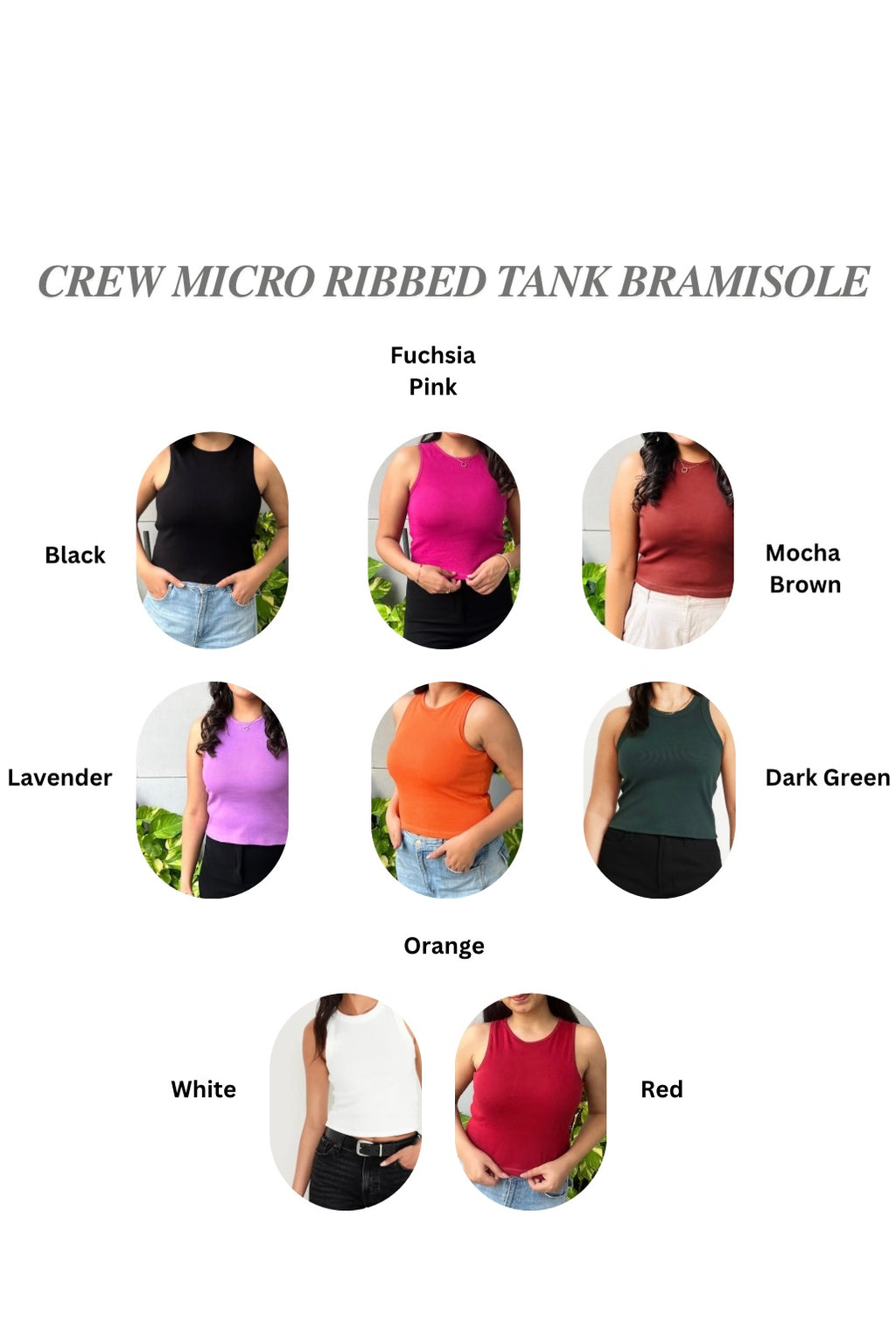 Crew Micro Ribbed Tank Bramisole