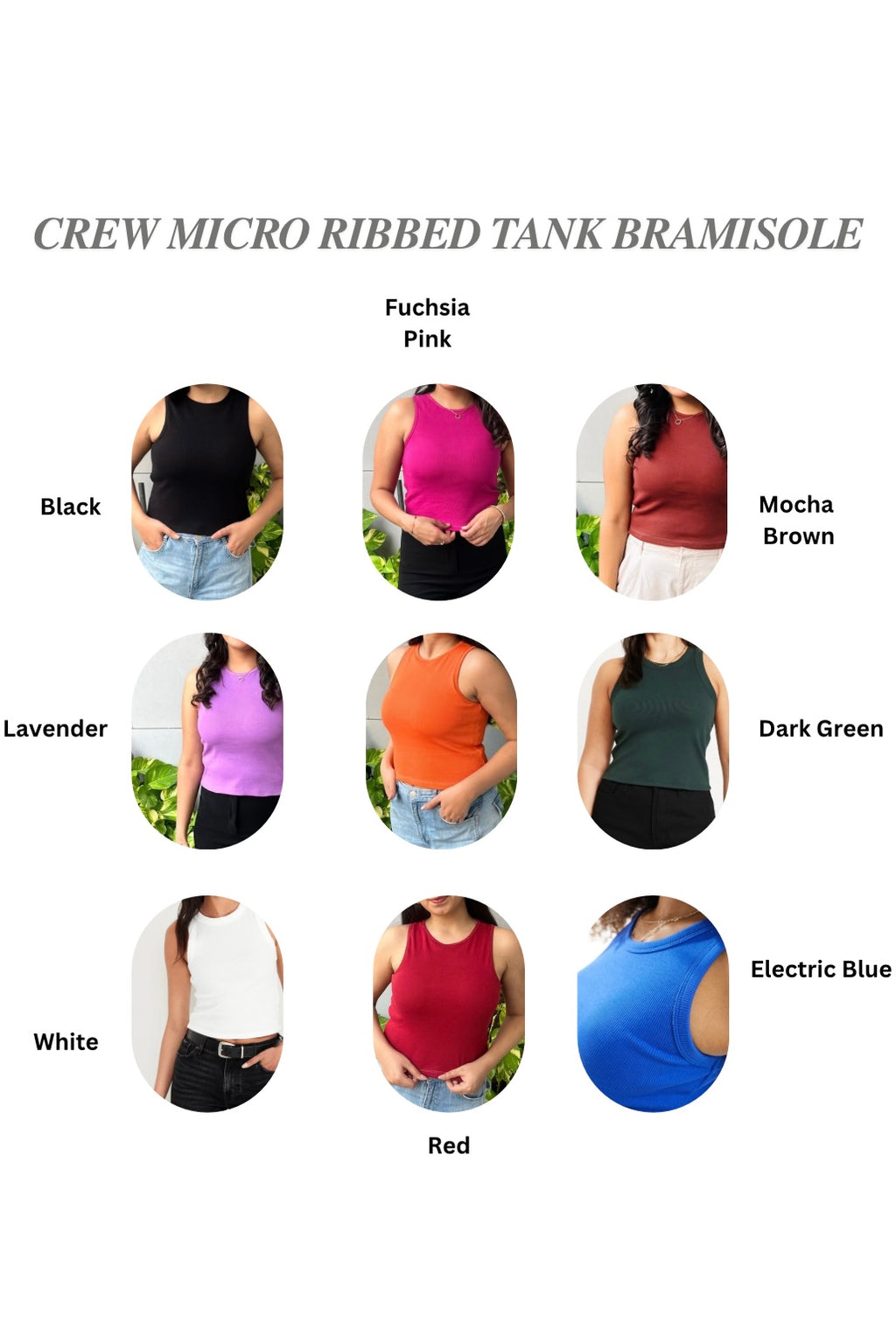 Crew Micro Ribbed Tank Bramisole