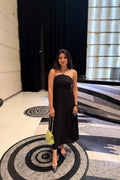 Kyoto Black Padded Dress