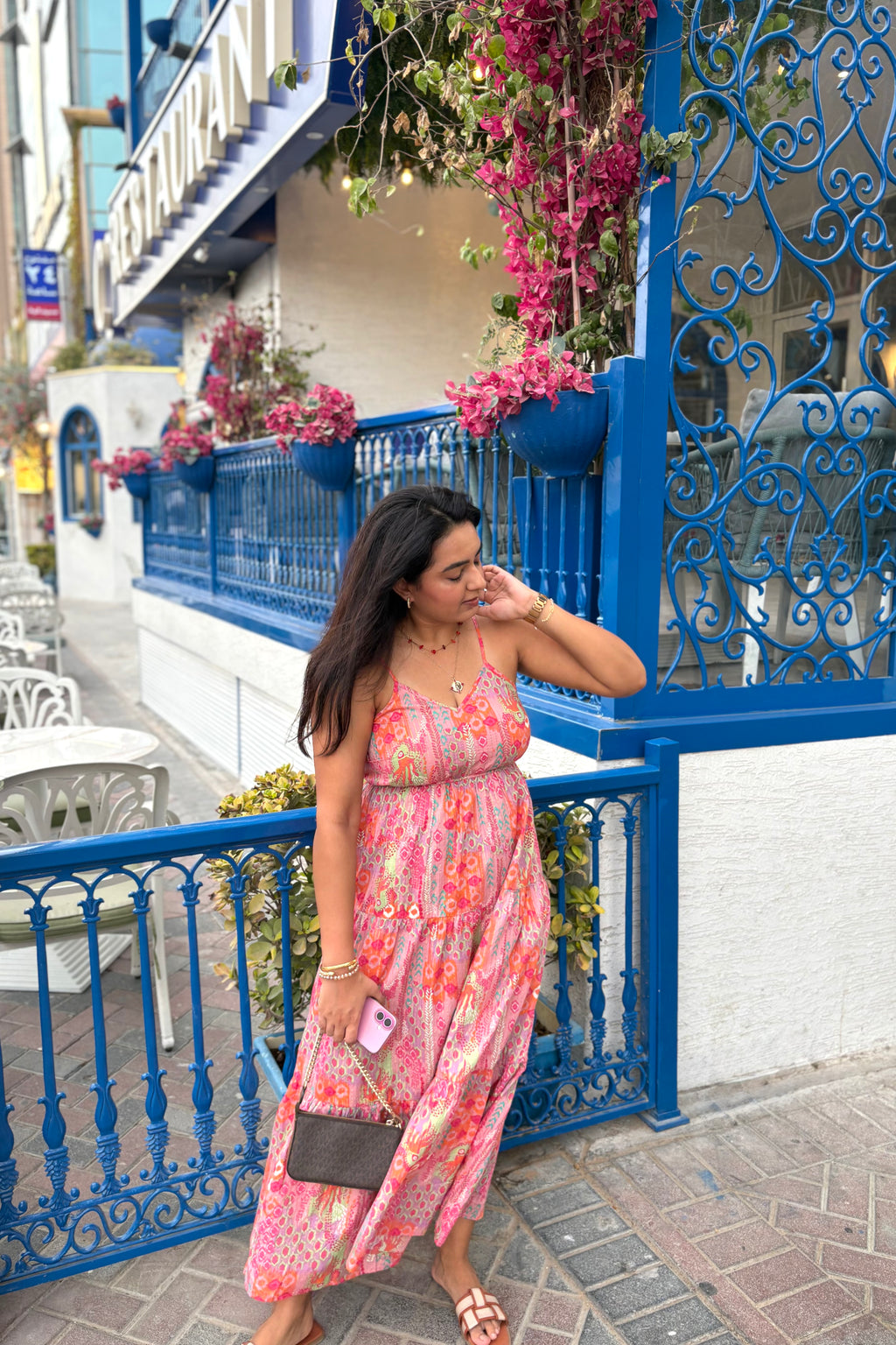 Sorbet Pink Padded Dress