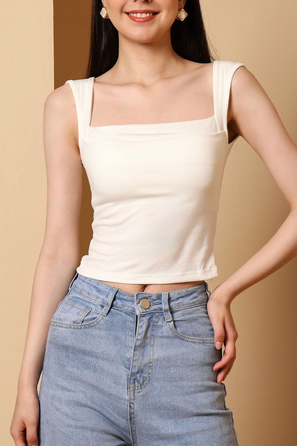 CloudSoft Square Neck Bramisole