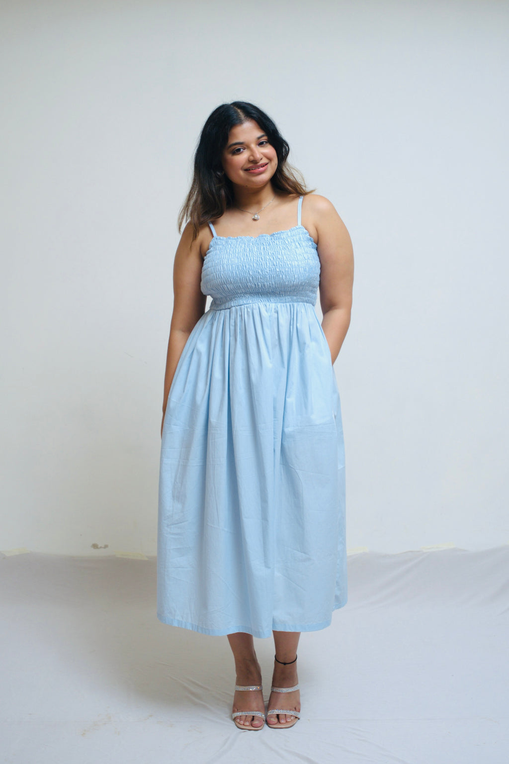 Powder Blue Dress Bramisole