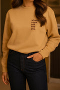 Destiny Beige Sweatshirt