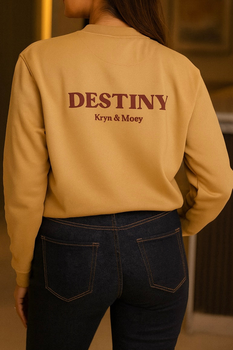 Destiny Beige Sweatshirt