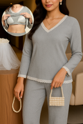 Padded Nightsuit- Long sleeves Pants Set